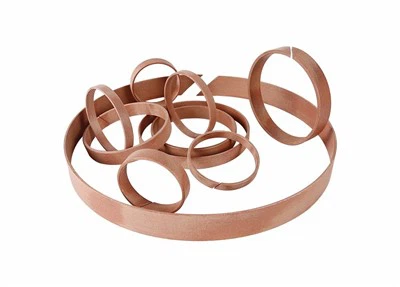 Qual é a resistência à abrasão dos anéis guia da haste?