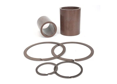 Qual é a resistência ao calor dos anéis de apoio?